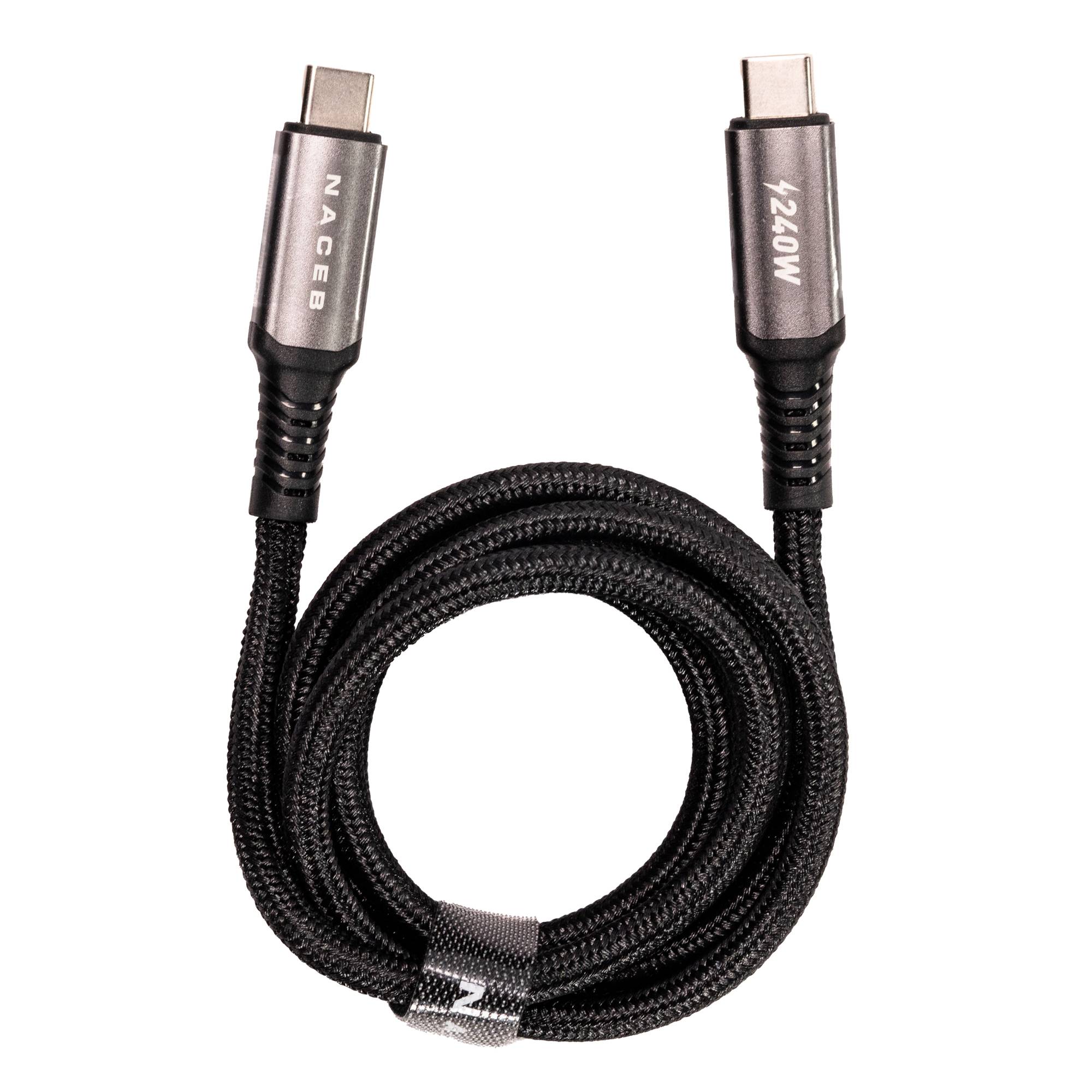 NACEB CABLE TIPO-C A C 240W 1M NA-0142 - NACEB CABLE TIPO-C A C 240W 1M NA-0142 -